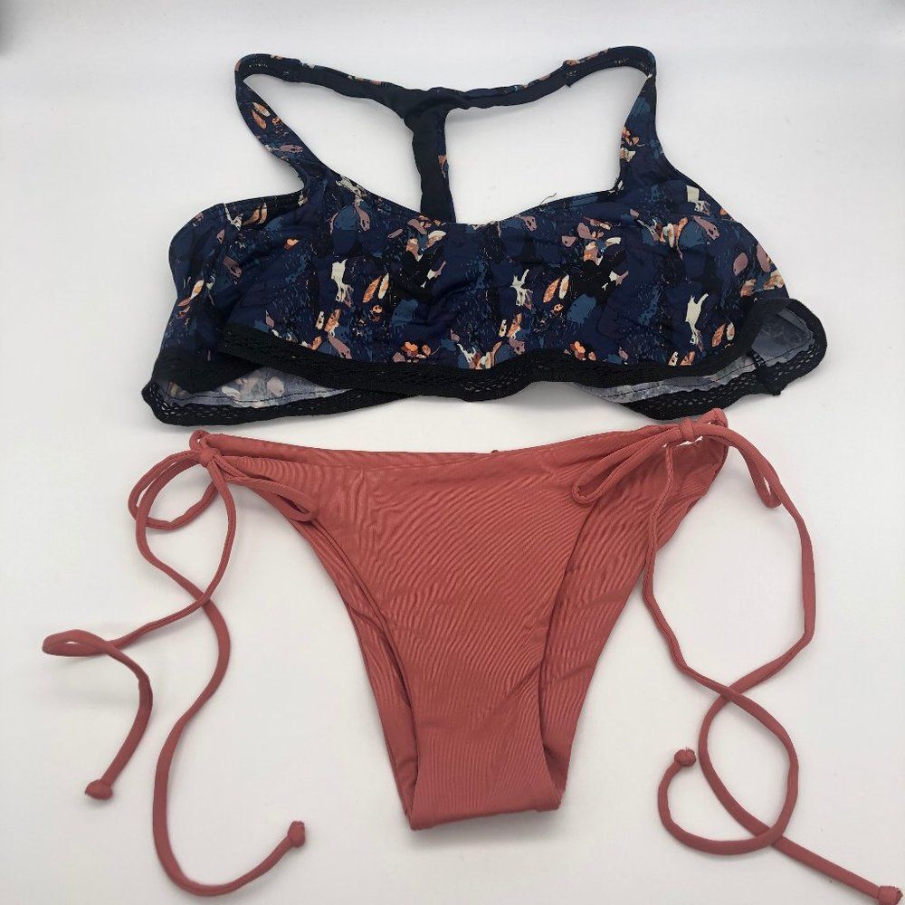 New Tavik Pink & Blue Bikini - Size XS